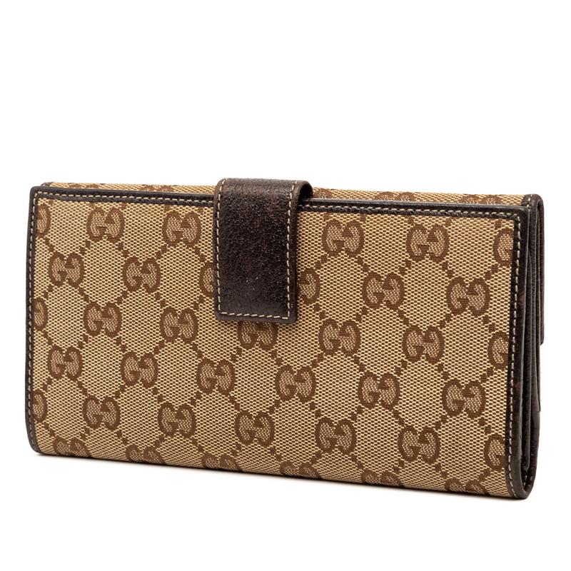 GUCCI（グッチ） GGキャンバス プリンシー シェリーライン 三つ折り 長