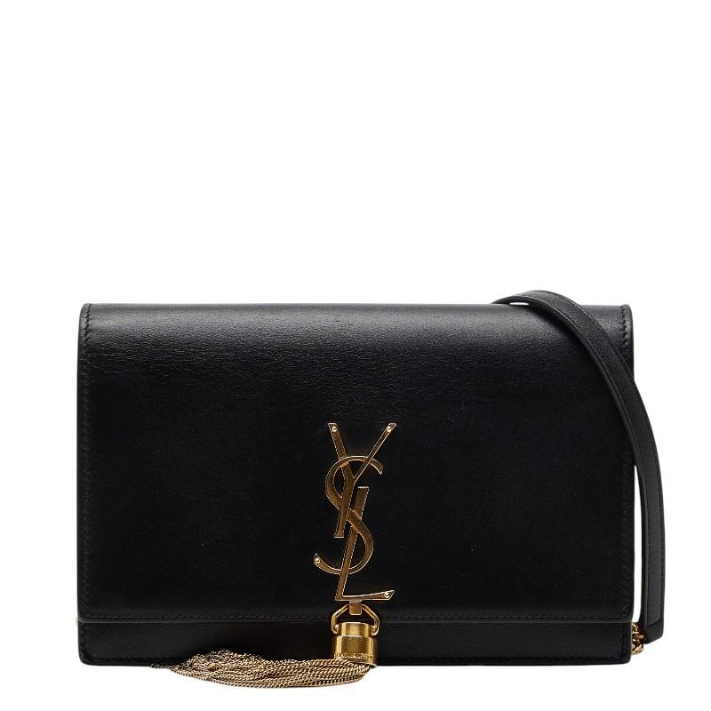 サンローラン YSLロゴ タッセル チェーン ウォレット ショルダーバッグ 452159 レザー レディース SAINT LAURENT 【1-0267536】 ASUS（エイスース） サンローラン YSLロゴ タッセル チェーン