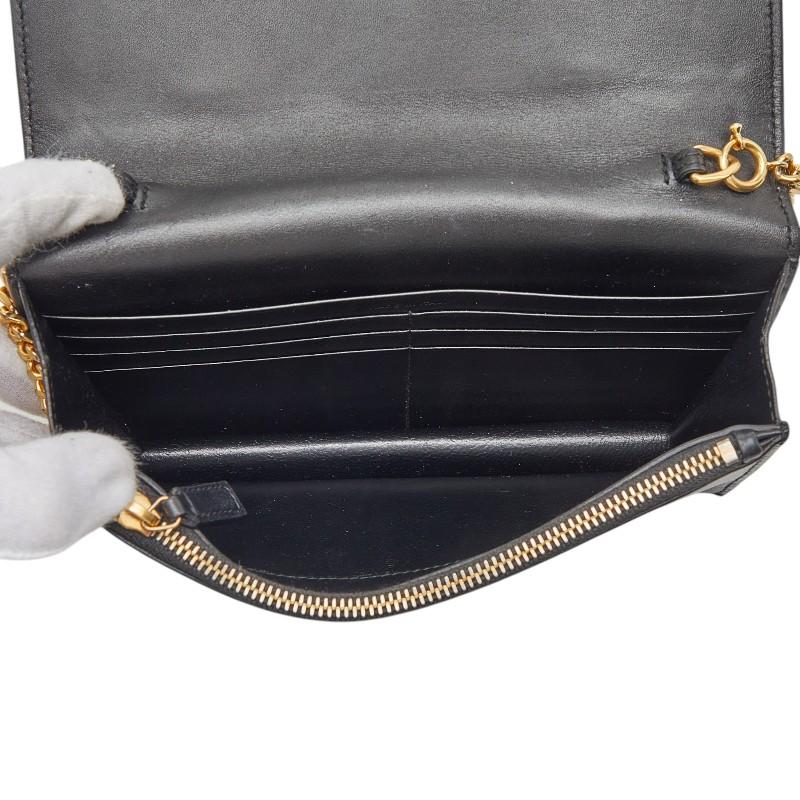 サンローラン YSLロゴ タッセル チェーン ウォレット ショルダーバッグ 452159 レザー レディース SAINT LAURENT 【1-0267536】 ASUS（エイスース） サンローラン YSLロゴ タッセル チェーン