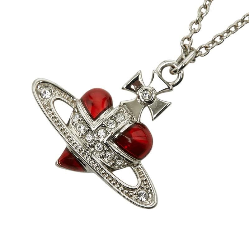 Vivienne Westwood ネックレス　ディアマンテ オーブ ハート ヴィヴィアンウエストウッド オーブ ディアマンテ ハート ペンダント