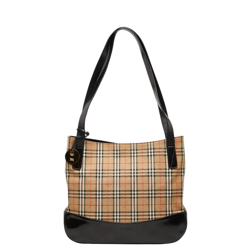 美品✨バーバリー ハンドバッグ ノバチェック ベージュ 肩掛け BURBERRY（バーバリー） ノバチェック トートバッグ ショルダーバッグ
