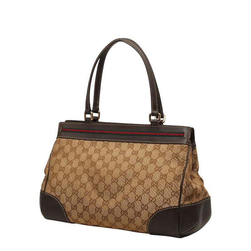 GUCCI（グッチ） GGキャンバス リボン メイフェア ハンドバッグ トート