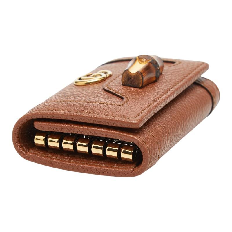 GUCCI（グッチ） ダイアナ バンブー 6連 キーケース 658636 ブラウン