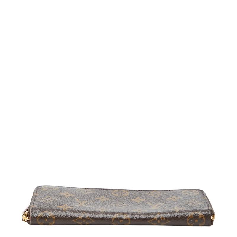 ルイ・ヴィトン LOUIS VUITTON 財布 モノグラム レディース ブランド 長財布 ポルトフォイユ クレマンス フューシャ M60742 ブラウン ラウンドファスナー おしゃれ 【中古】 LOUIS VUITTON（ルイ・ヴィトン） ルイ ヴィトン モノグラム