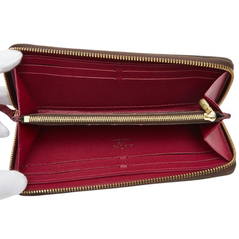 ルイ・ヴィトン LOUIS VUITTON 財布 モノグラム レディース ブランド 長財布 ポルトフォイユ クレマンス フューシャ M60742 ブラウン ラウンドファスナー おしゃれ 【中古】 中古・古着通販】LOUIS VUITTON (ルイ ヴィトン) 長財布
