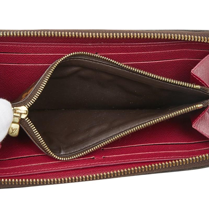 ルイ・ヴィトン LOUIS VUITTON 財布 モノグラム レディース ブランド 長財布 ポルトフォイユ クレマンス フューシャ M60742 ブラウン ラウンドファスナー おしゃれ 【中古】 LOUIS VUITTON（ルイ・ヴィトン） ルイ ヴィトン モノグラム
