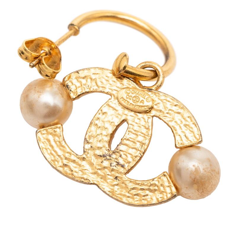 CHANEL（シャネル） ココマーク ピアス 02A ゴールド メッキ フェイク