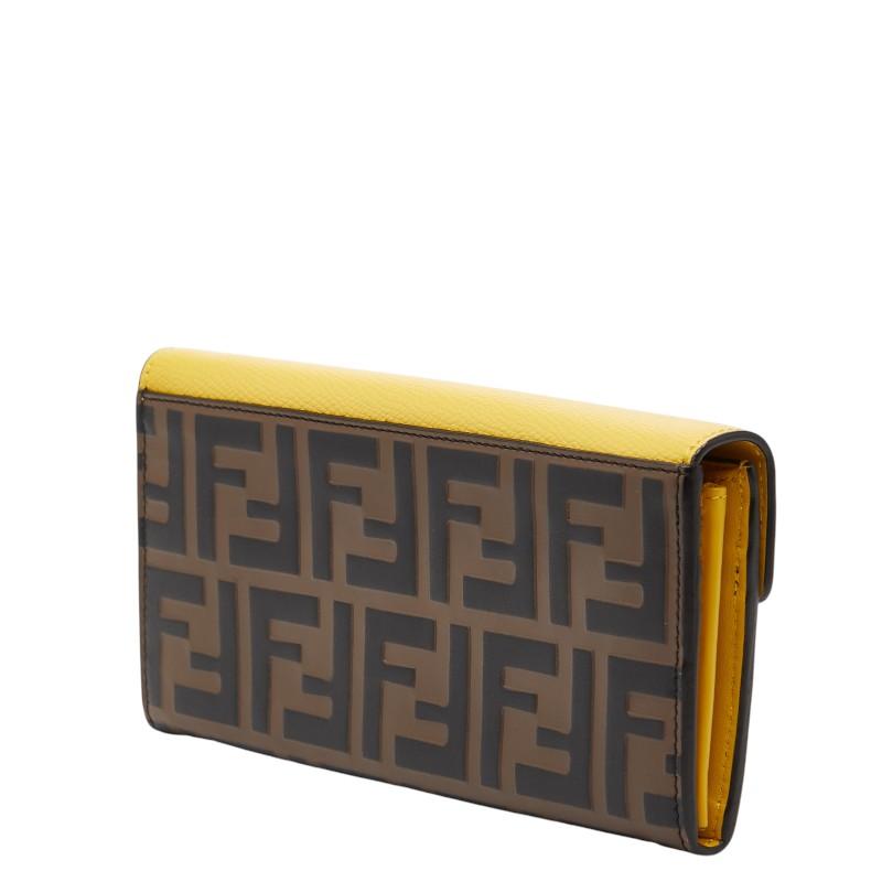 【高美品】FENDI フェンディ　長財布 FENDI（フェンディ） ズッカ エフイズ ロゴ 長財布 ロングウォレット