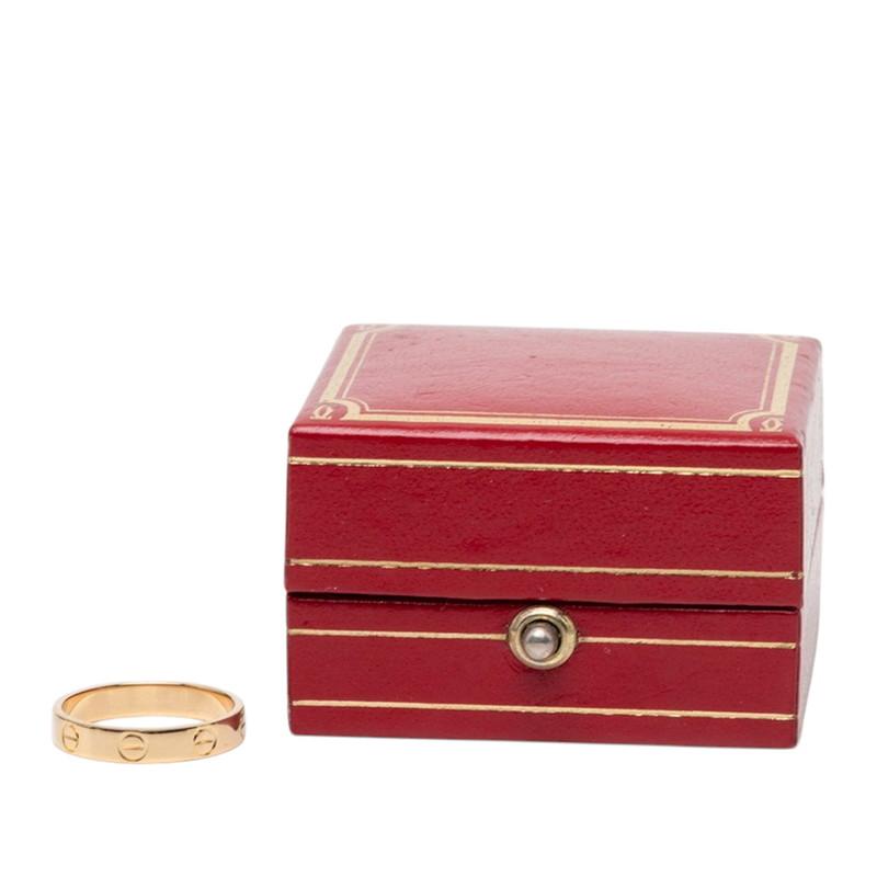 Cartier（カルティエ） ミニ ラブ リング 指輪 #53 12.5号 K18YG