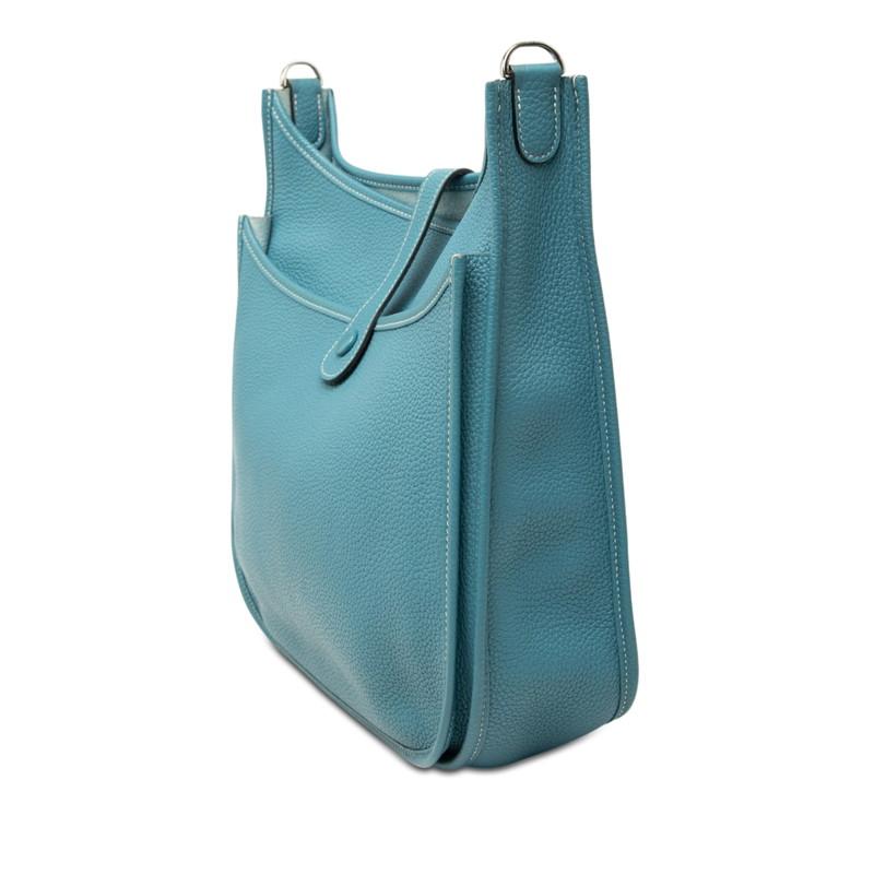 HERMES（エルメス） エブリン3 GM 斜め掛け ショルダーバッグ ブルー