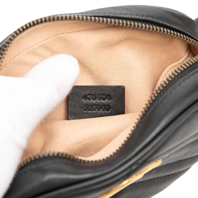 GUCCI（グッチ） GGマーモント キルティング ボディバッグ ウエスト