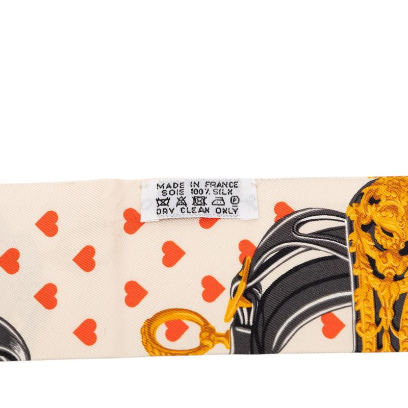 HERMES エルメス　ツイリー　BRIDES de GALA スカーフ HERMES（エルメス） ツイリー Brides de Gala LOVE スカーフ マルチ