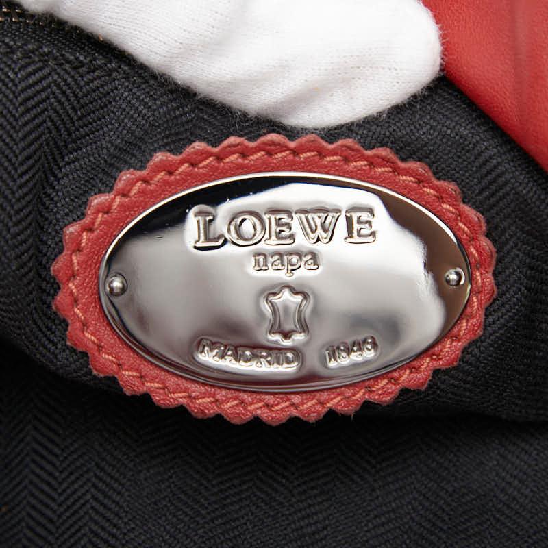 LOEWE（ロエベ） アナグラム フラワー 花 型押し フラメンコ 斜め掛け