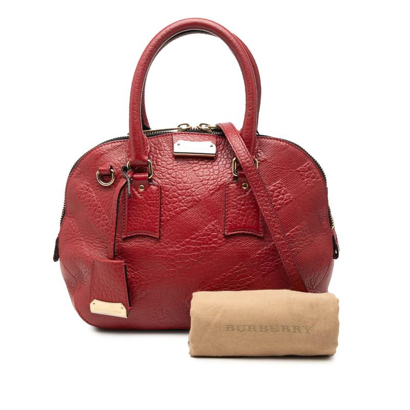 BURBERRY（バーバリー） ハンドバッグ ショルダーバッグ 2WAY レッド