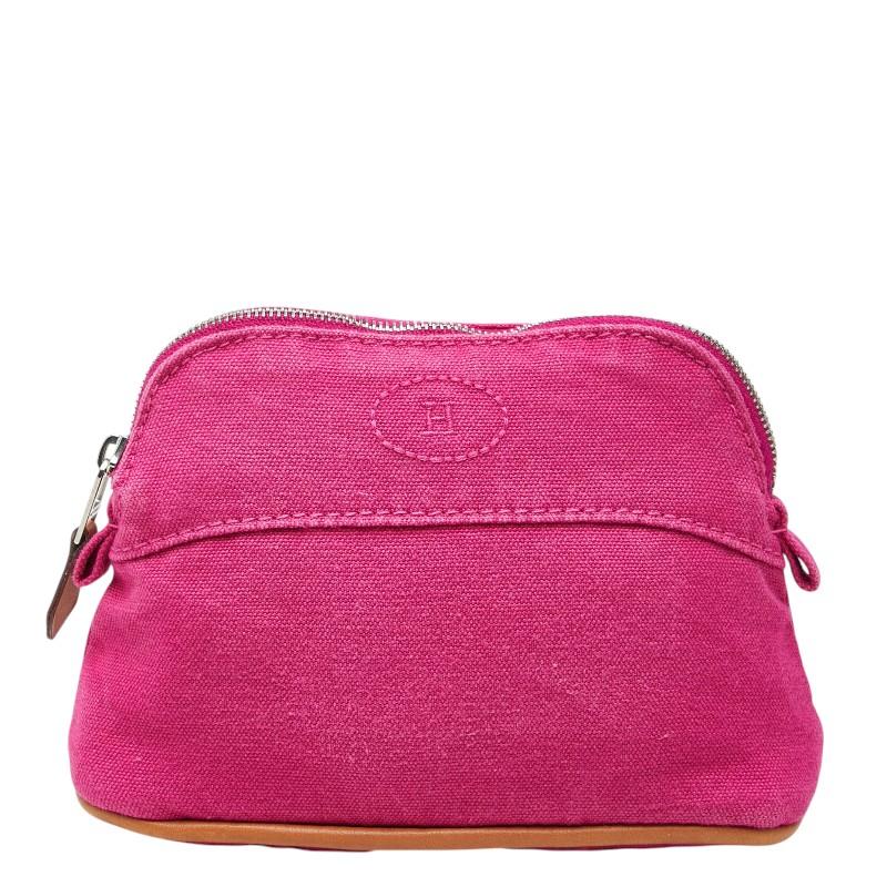 ま*ち様 【HERMES】ボリード ピンクポーチ 本品のみ HERMES（エルメス） Hロゴ ボリード ポーチ TPM ミニ コスメポーチ