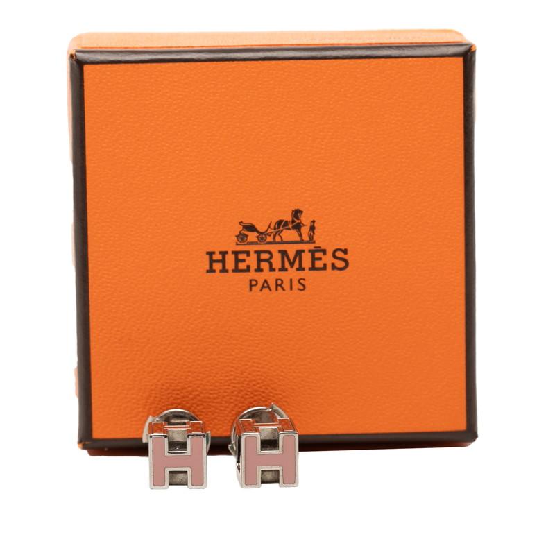 HERMES（エルメス） カージュドアッシュ Hキューブ ロゴ スタッド