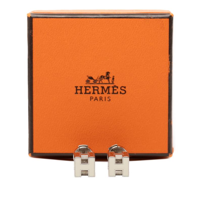 HERMES（エルメス） カージュドアッシュ Hキューブ ロゴ スタッド