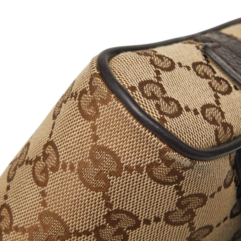 グッチ GGキャンバス ボディバッグ ウエストバッグ 449174 ベージュ ブラウン キャンバス レザー レディース GUCCI 【中古】_4