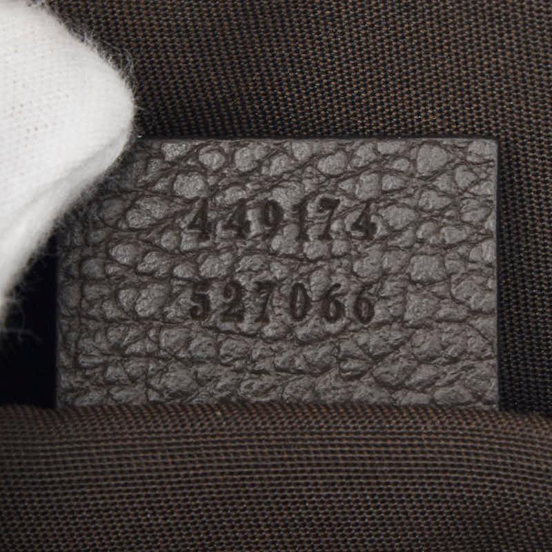 グッチ GGキャンバス ボディバッグ ウエストバッグ 449174 ベージュ ブラウン キャンバス レザー レディース GUCCI 【中古】_8