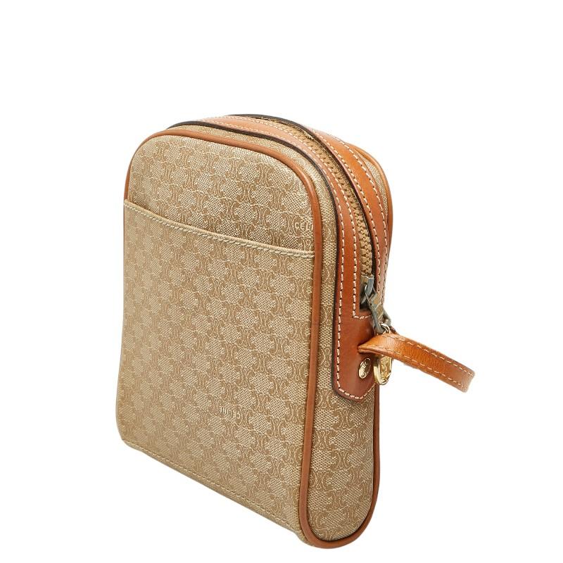 CELINE（セリーヌ） マカダム 斜め掛け ショルダーバッグ ポシェット 