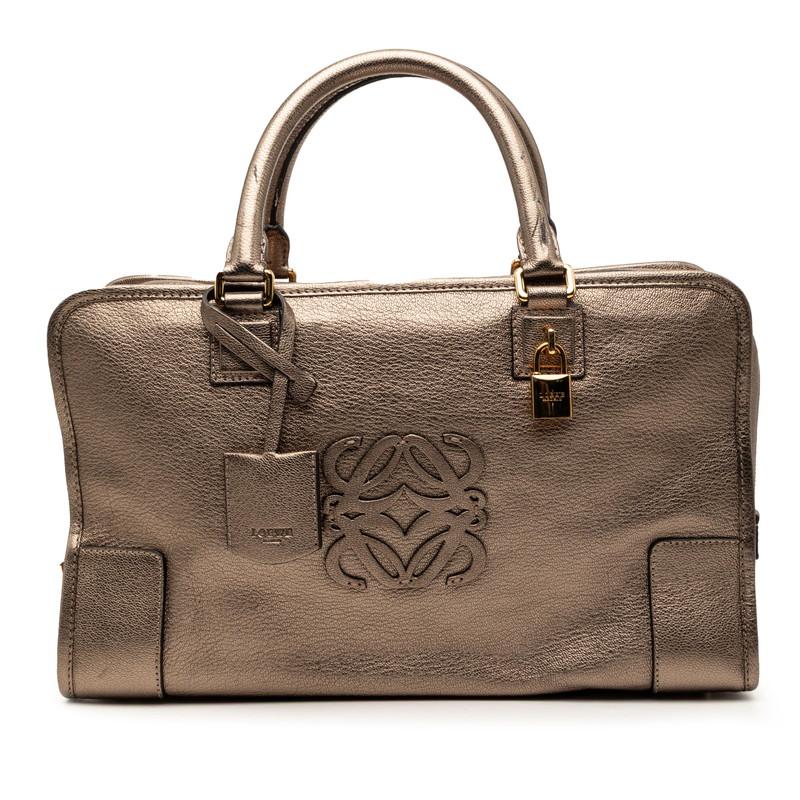 LOEWE（ロエベ） アナグラム アマソナ36 ハンドバッグ ゴールド系 