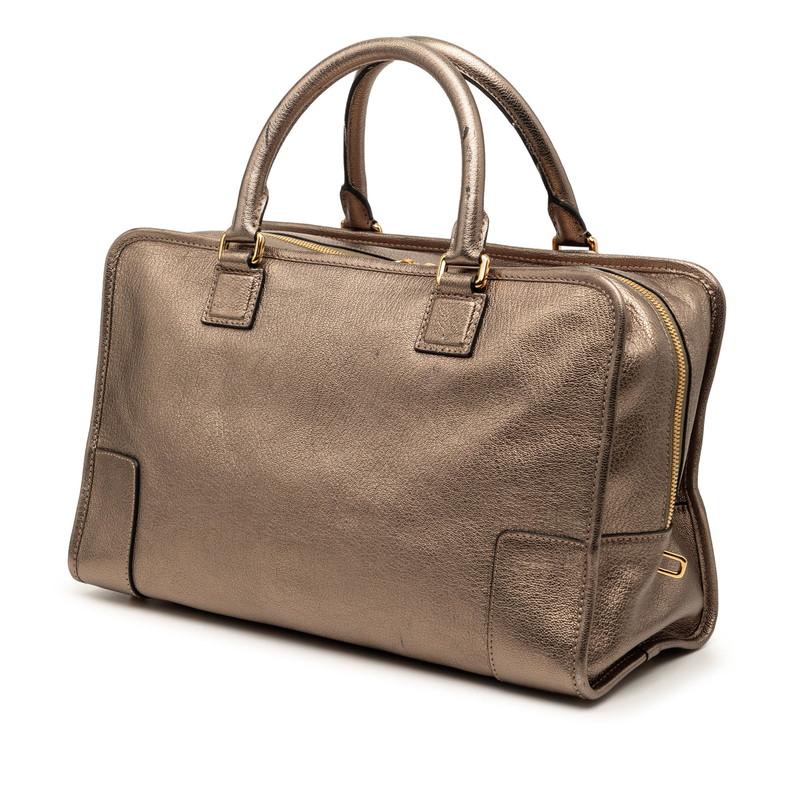 LOEWE（ロエベ） アナグラム アマソナ36 ハンドバッグ ゴールド系 