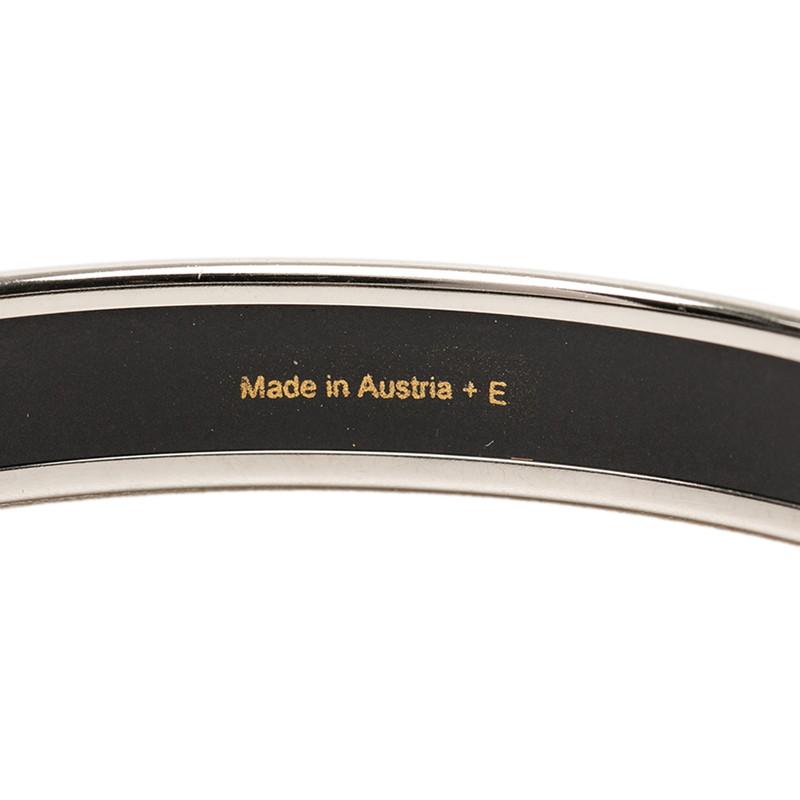エルメス エマイユPM 七宝焼き カレーシュ バングル ピンク メタル レディース HERMES 【中古】_3
