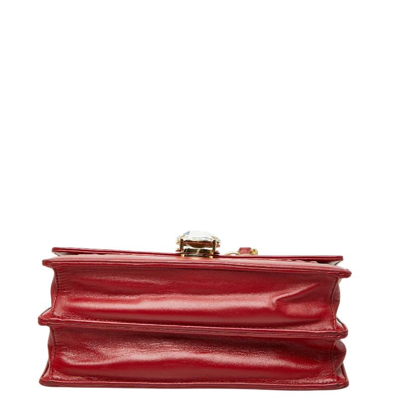 miu miu（ミュウミュウ） ソリテール マテラッセ 斜め掛け チェーン