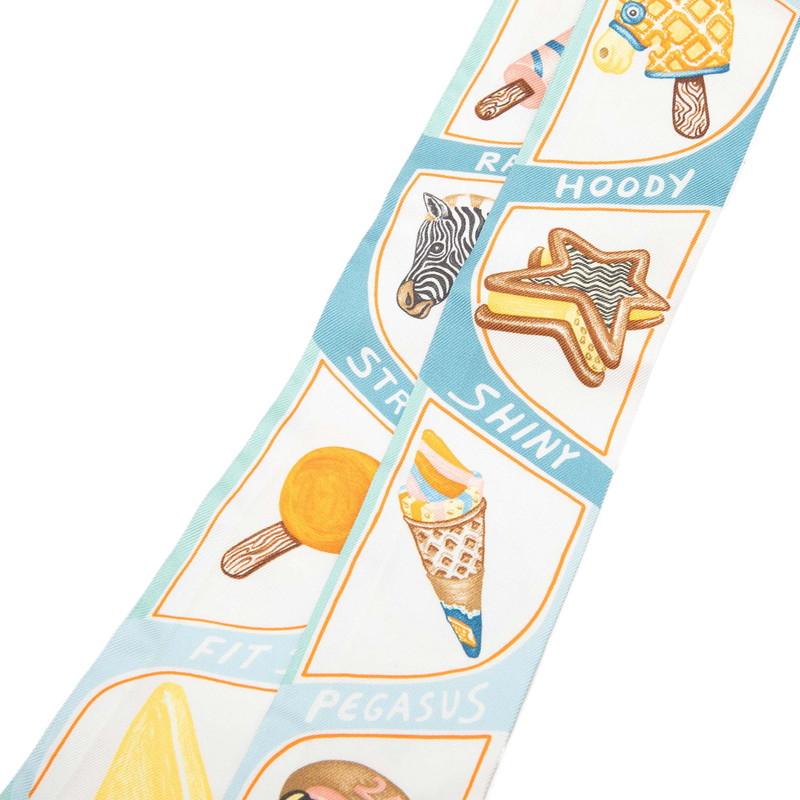 HERMES ツイリー 2024SS　ファニーアイスクリーム HERMES（エルメス） ツイリー FUNNY ICE CREAM ファニーアイスクリーム