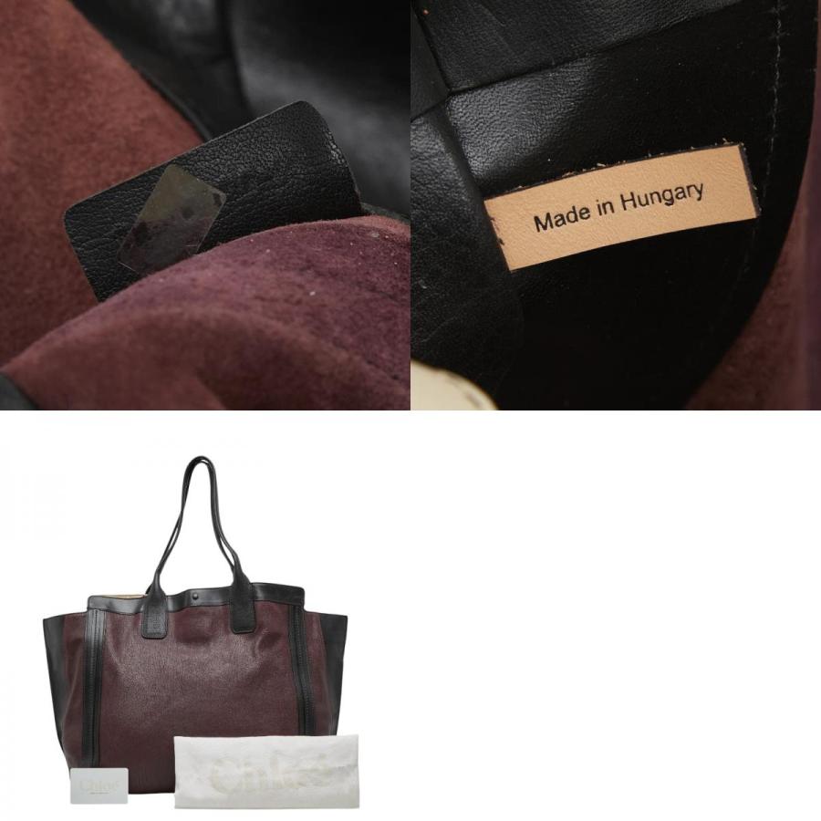 Chloe（クロエ） アリソン トートバッグ ブラウン ブラック レザー