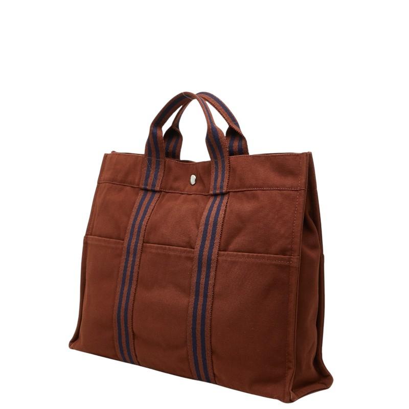 HERMES（エルメス） フールトゥMM ハンドバッグ トートバッグ ブラウン