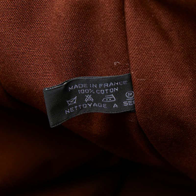 HERMES（エルメス） フールトゥMM トートバッグ ブラウン コットン