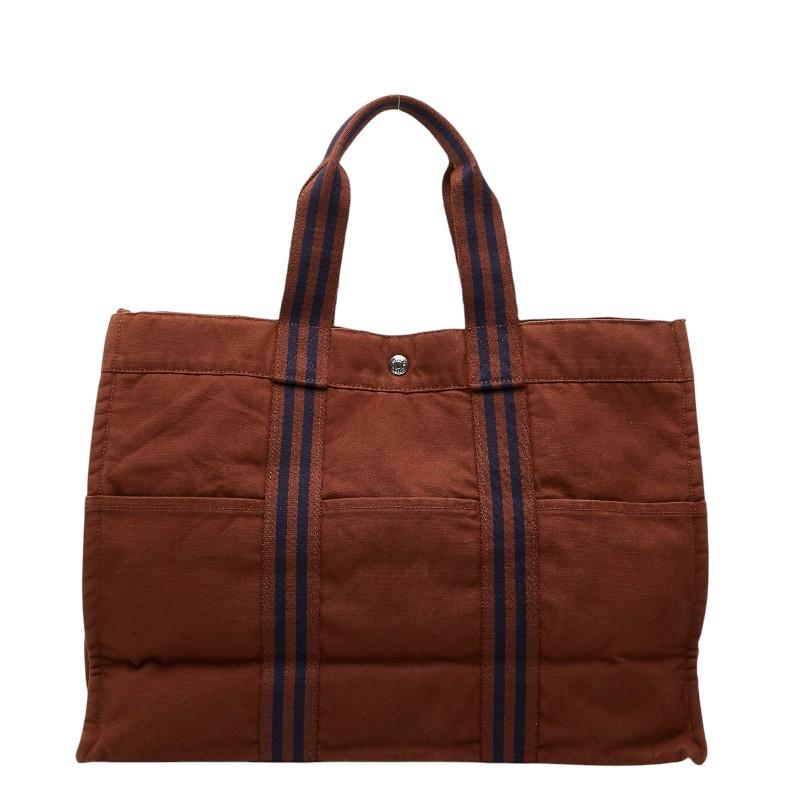 HERMES（エルメス） フールトゥGM ハンドバッグ トートバッグ ブラウン