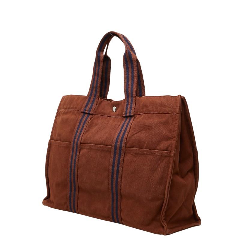 HERMES（エルメス） フールトゥGM ハンドバッグ トートバッグ ブラウン