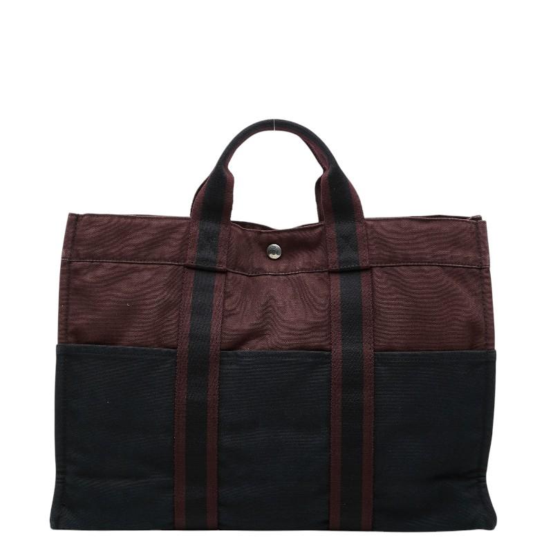 HERMES（エルメス） フールトゥMM ハンドバッグ トートバッグ ワイン 