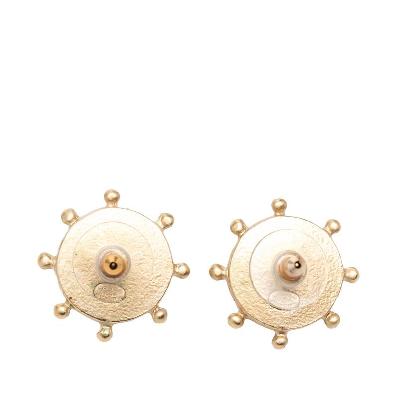 CHANEL（シャネル） ココマーク ピアス 05A ゴールド メッキ ライン