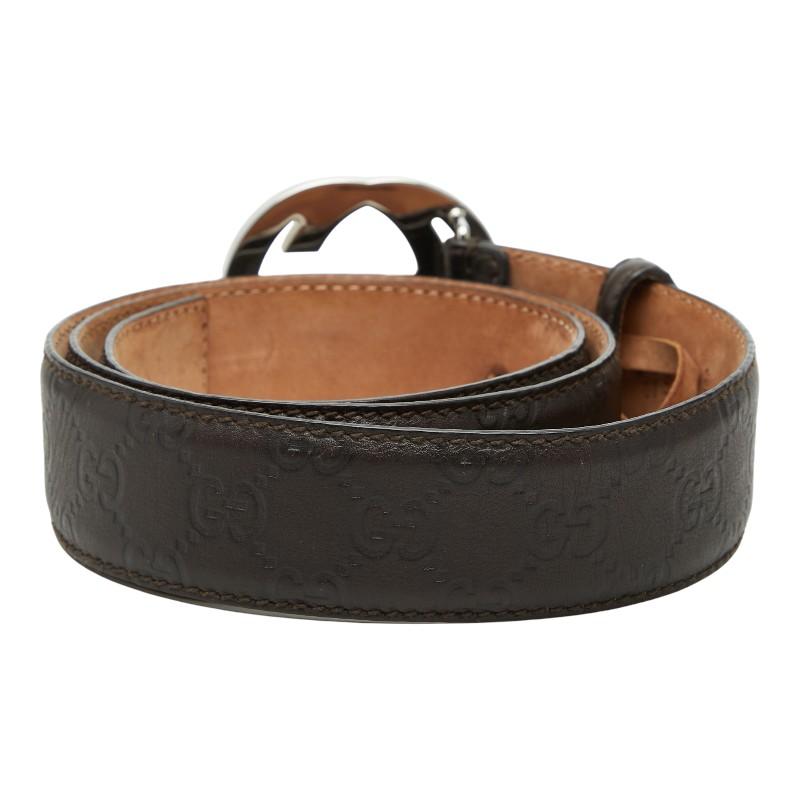 GUCCI（グッチ） インターロッキングG グッチシマ ベルト サイズ：95