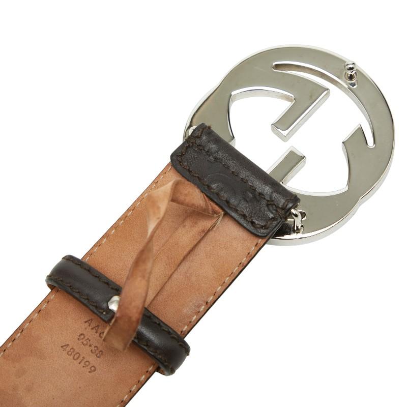GUCCI（グッチ） インターロッキングG グッチシマ ベルト サイズ：95