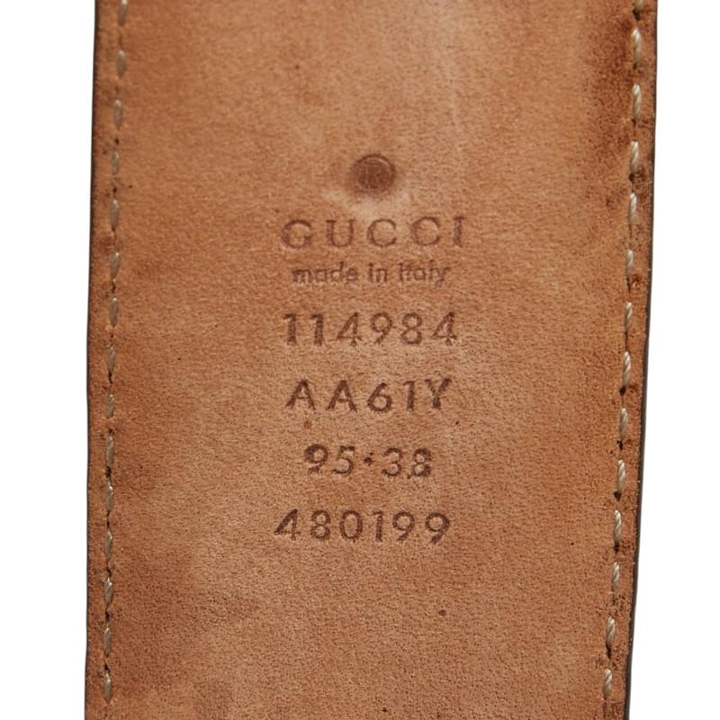 GUCCI（グッチ） インターロッキングG グッチシマ ベルト サイズ：95