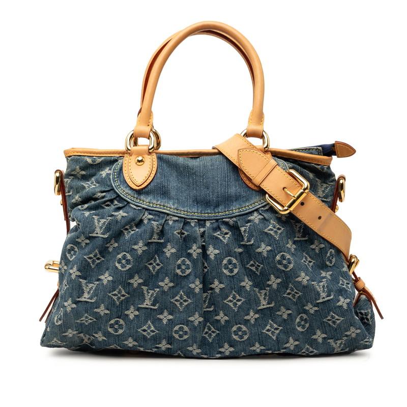極美品 ルイヴィトン ネオカヴィ MM デニム ハンドバッグ ショルダーバッグ LOUIS VUITTON（ルイ・ヴィトン） ルイ ヴィトン モノグラムデニム