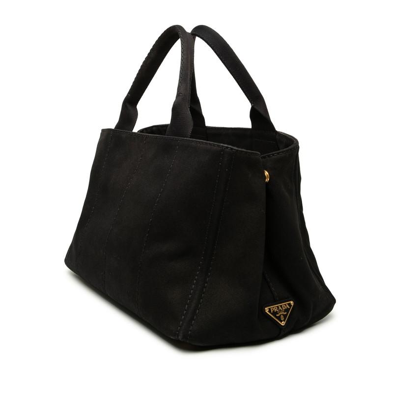 PRADA（プラダ） 三角ロゴプレート カナパM ハンドバッグ ショルダー