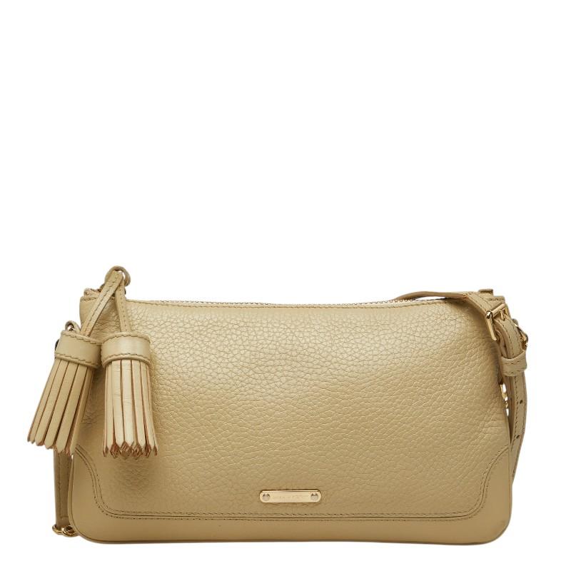 美品 正規品 バーバリー ショルダーバッグ ノバチェック ベージュ 斜め掛け BURBERRY（バーバリー） ノバチェック 斜め掛け チェーン ショルダー