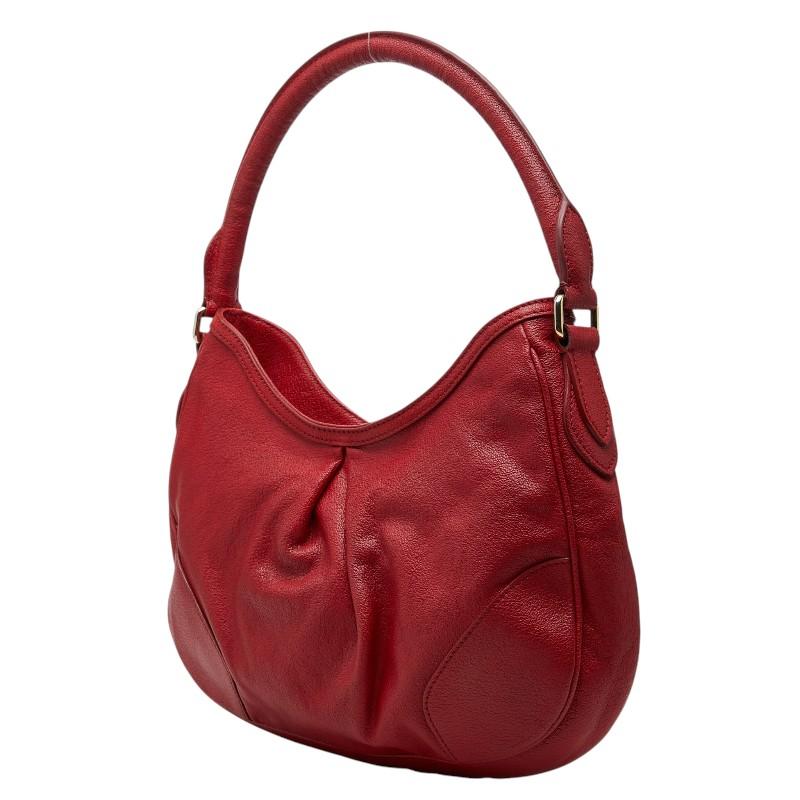 BURBERRY（バーバリー） ワンショルダーバッグ ホーボーバッグ レッド 