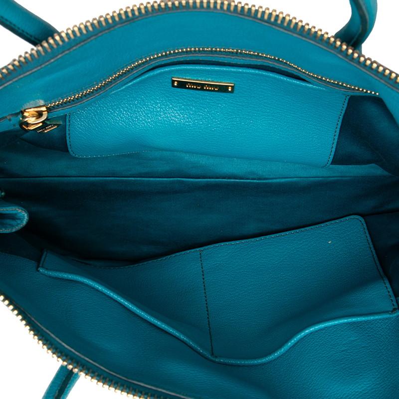 miu miu（ミュウミュウ） ハンドバッグ ショルダーバッグ 2WAY ブルー 