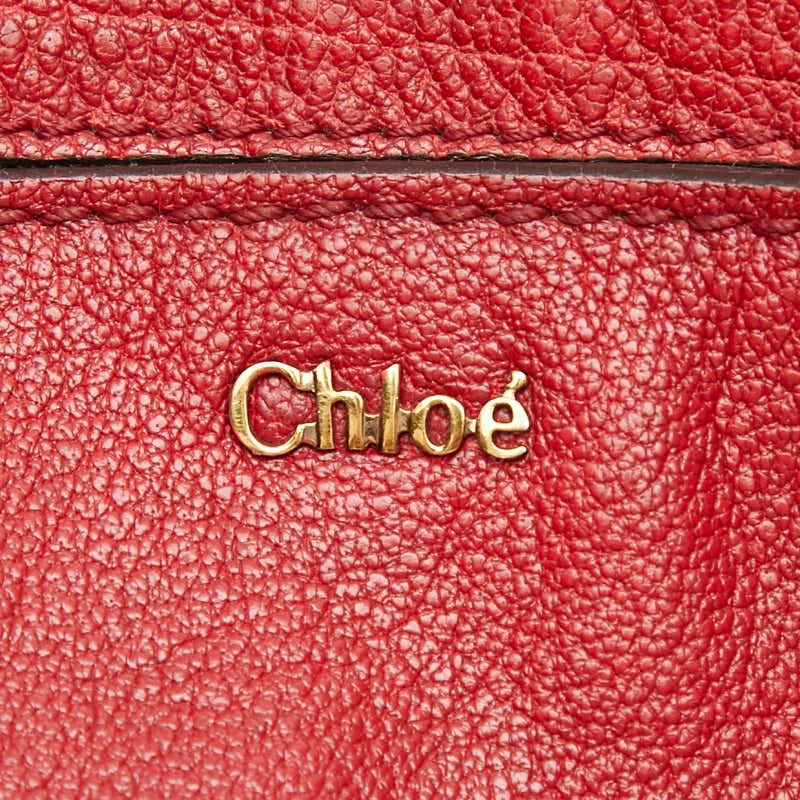 Chloe（クロエ） エルシー ハンドバッグ ショルダーバッグ 2WAY レッド 