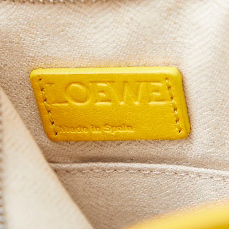 LOEWE（ロエベ） アナグラム ショルダーバッグ イエロー レザー 