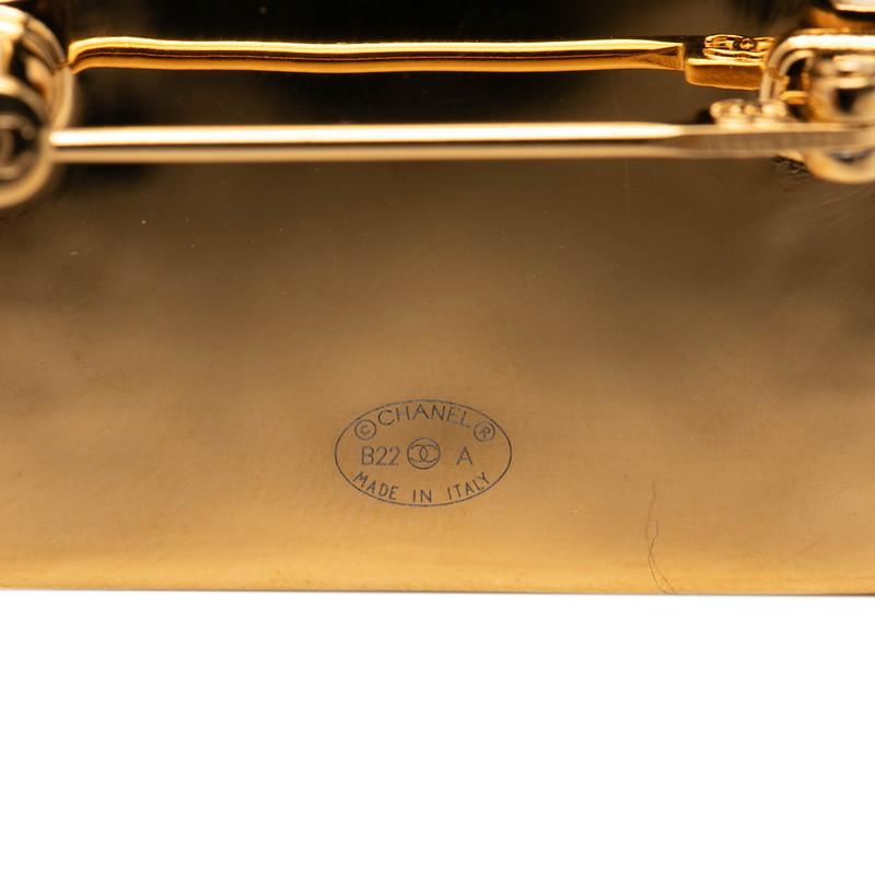 シャネル ココマーク RUE CAMBON ル カンボン ブローチ 22A刻印 ゴールド メッキ レディース CHANEL 【中古】の画像
