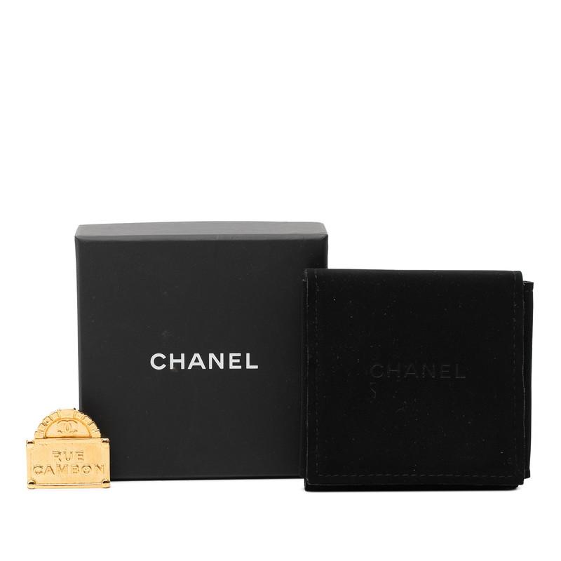 シャネル ココマーク RUE CAMBON ル カンボン ブローチ 22A刻印 ゴールド メッキ レディース CHANEL 【中古】の画像
