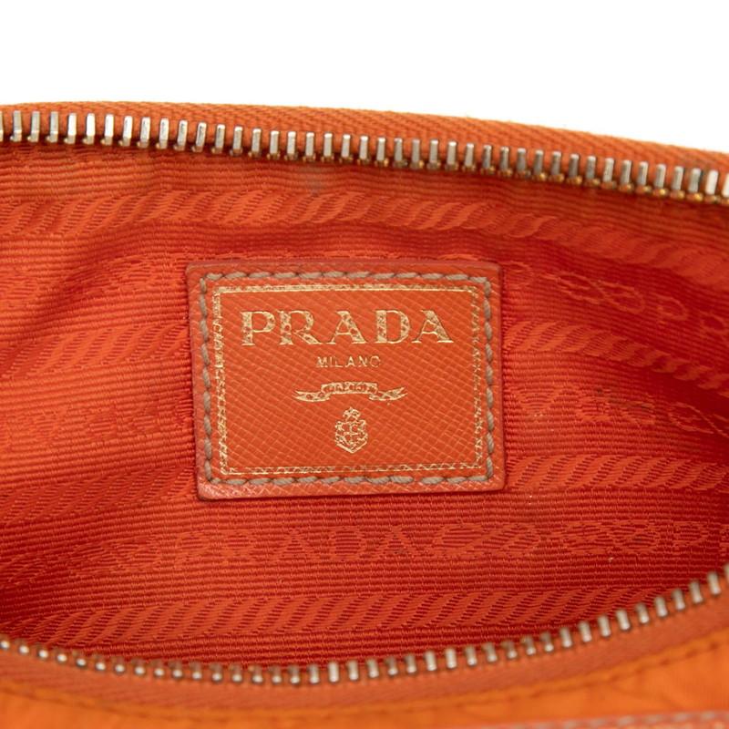PRADA（プラダ） ミニショルダーバッグ オレンジ ナイロン