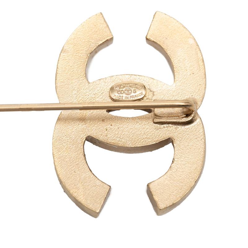 シャネル ココマーク パール ブローチ ゴールド CHANEL（シャネル） ココマーク ブローチ ゴールド メッキ フェイク